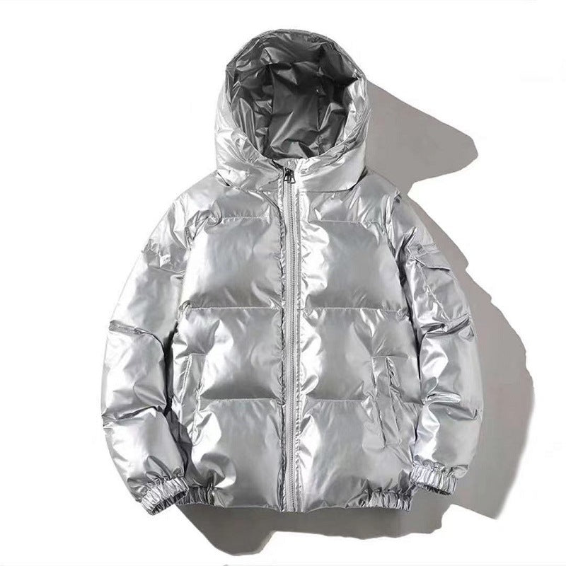 Chaqueta Acolchada Hombre Estilo Coreano - Cuello Alto