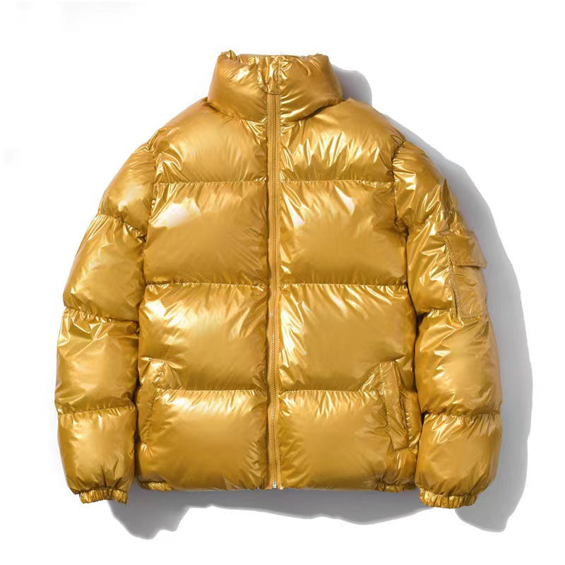 Chaqueta Acolchada Hombre Estilo Coreano - Cuello Alto
