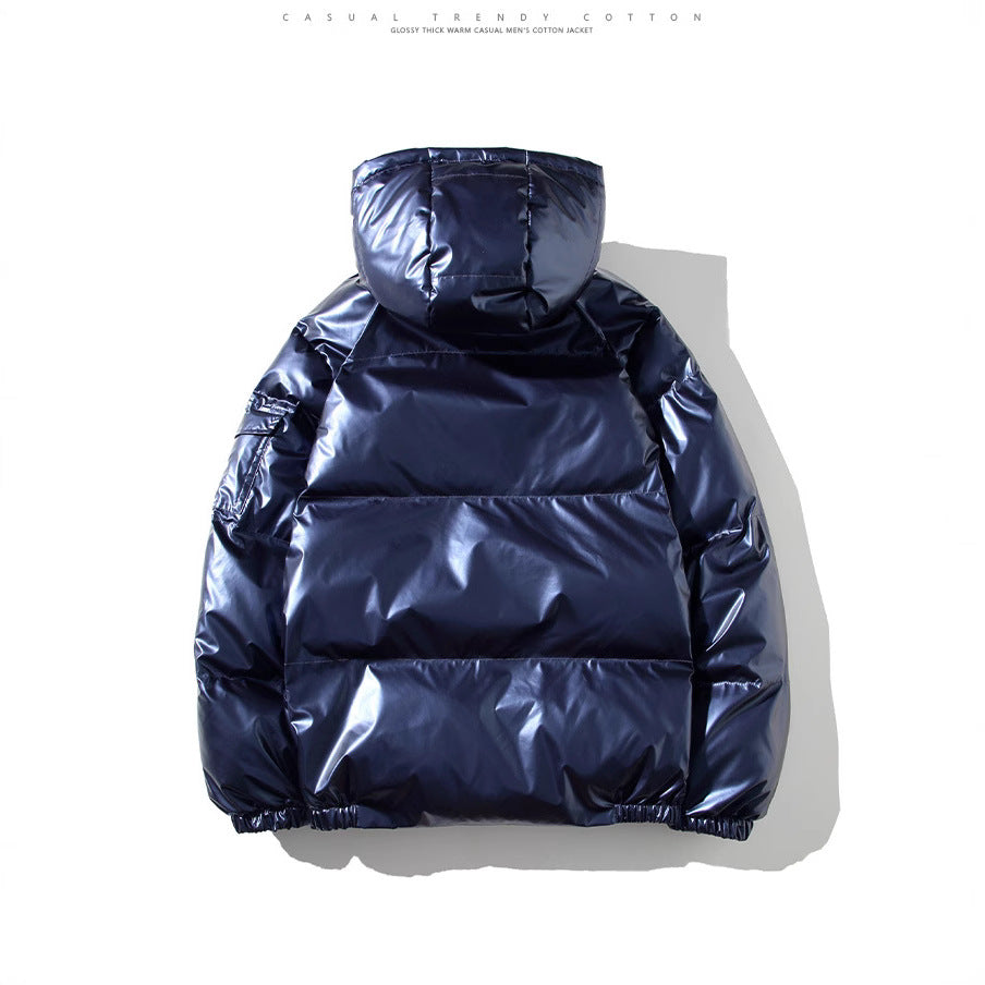 Chaqueta Acolchada Hombre Estilo Coreano - Cuello Alto