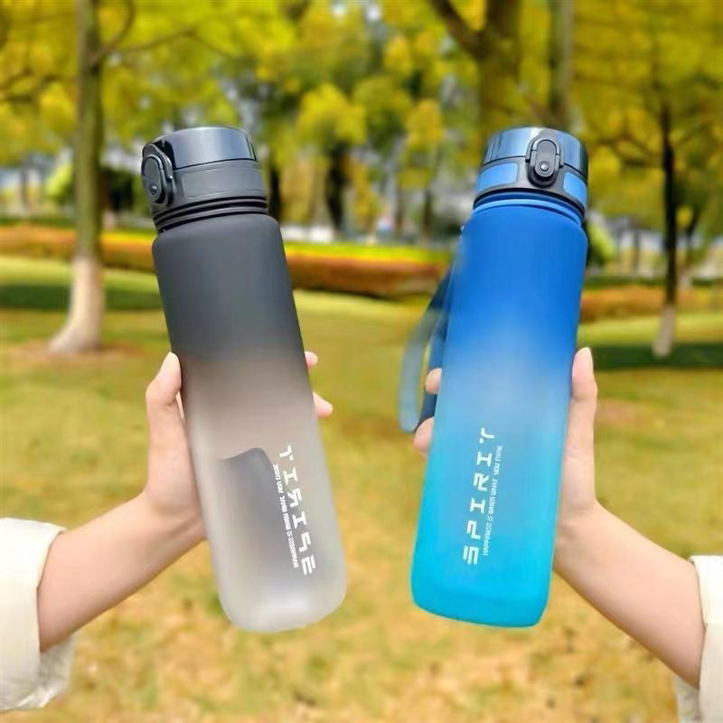 Botella Deportiva Grande Resistente - Para Niños y Adultos